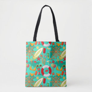Ferien Sommerstrand Muster Tasche