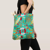 Ferien Sommerstrand Muster Tasche (Von Nahem)