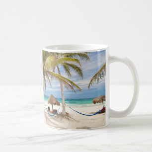 Ferien-Strand Kaffeetasse