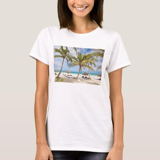 Ferien-Strand T-Shirt (Vorderseite)