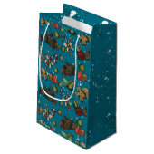 Ferien Süßigkeiten- Eis (Farbe) Kleine Geschenktüte (Rückseite Schrägansicht)