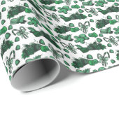 Ferien Süßigkeiten- Minze (fest) Geschenkpapier (Rolleneckpunkt)