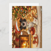 Ferien Teppich Feiertagskarte (Vorne/Hinten)