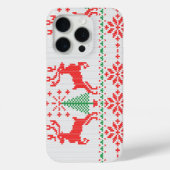 Ferien Weißer Strick Weihnachten Ugly Sweater Ho D Case-Mate iPhone Hülle (Rückseite)