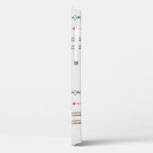 Ferien Weißer Strick Weihnachten Ugly Sweater Ho D Case-Mate iPhone Hülle (Rückseite / Links)