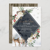 Ferien Winterwald Hirschwald Save the Date (Vorne/Hinten)