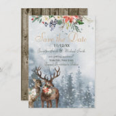 Ferien Winterwald Save the Date (Vorne/Hinten)