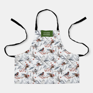 Ferien-Winterwunderland-Kinder Monogramm-Schürze Schürze