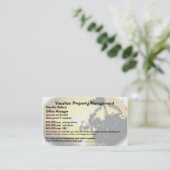 Ferien-wirkliches Anwesen oder Visitenkarte (Stehend Vorderseite)