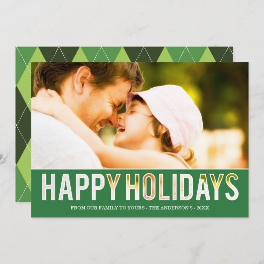 FERIENABSCHNITT | FERIENFOTOKARTE FEIERTAGSKARTE (Vorne/Hinten)