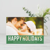 FERIENABSCHNITT | FERIENFOTOKARTE FEIERTAGSKARTE (Stehend Vorderseite)