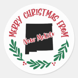 Ferienaufkleber aus New Mexico Runder Aufkleber
