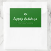 Ferienaufkleber - Feiertage Rechteckiger Aufkleber (Tasche)