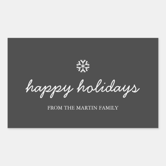 Ferienaufkleber - Feiertage Rechteckiger Aufkleber (Vorderseite)