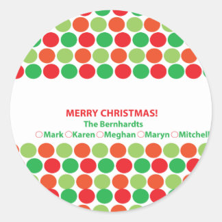 Ferienaufkleber Runder Aufkleber