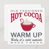Ferienbauernhaus Hot Kakao Einladung (Vorne/Hinten)