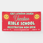 Ferienbibelschule Lachende Sonne Banner (Horizontal)