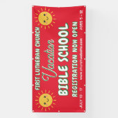 Ferienbibelschule Lachende Sonne Banner (Vertikal)