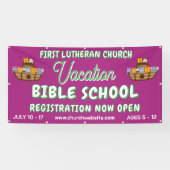 Ferienbibelschule mit Noahs Arche Banner (Horizontal)