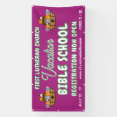 Ferienbibelschule mit Noahs Arche Banner (Vertikal)