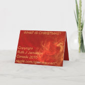 FERIENBLUMEN FEIERTAGSKARTE (Rückseite)