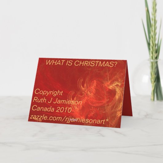 FERIENBLUMEN FEIERTAGSKARTE (Rückseite)