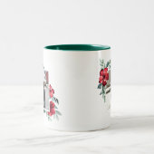 Ferienblüten Personalisiertes Foto Tasse (Mittel)