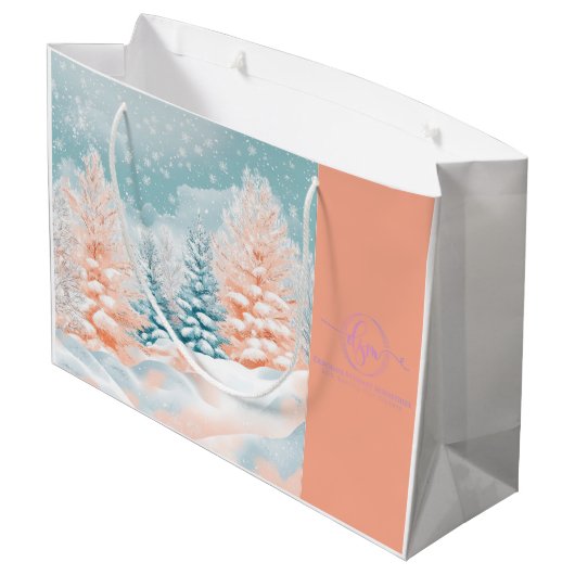 FERIENDESIGN #5 GROßE GESCHENKTÜTE (Rückseite Schrägansicht)