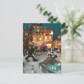 Feriendorf Bigfoot Feiertagspostkarte (Stehend Vorderseite)