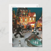 Feriendorf Bigfoot Feiertagspostkarte (Vorne/Hinten)