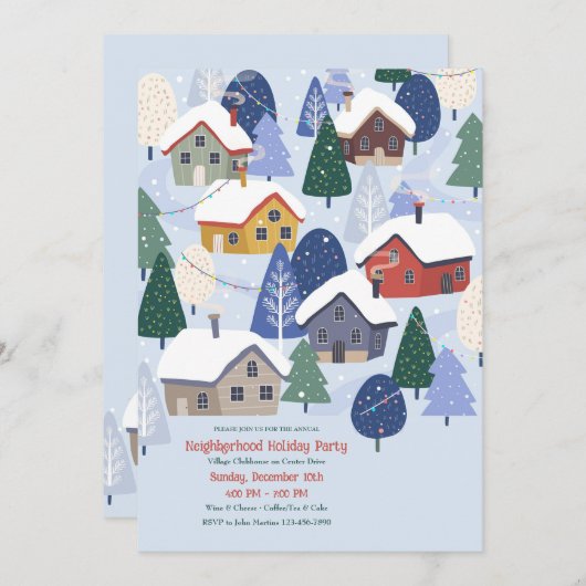 Feriendorf Einladung (Vorne/Hinten)