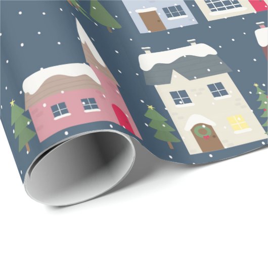 Feriendorf Geschenkpapier (Rolleneckpunkt)