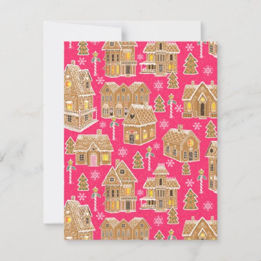 Feriendorf Gingerbread Mitteilungskarte (Vorderseite)