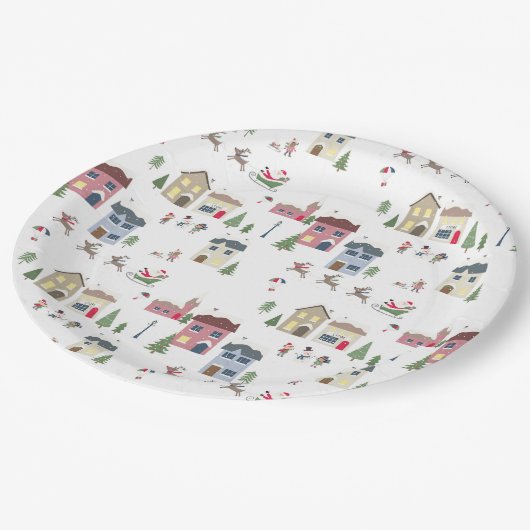 Feriendorf Pappteller (Schrägansicht)