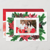 FERIENFOTOKARTE | Minimal Modern Pine Weihnachten (Vorne/Hinten)