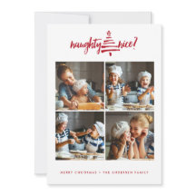 FERIENFOTOKARTE | Modern Naughty Nice Christmas