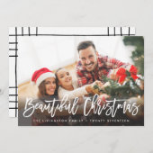 FERIENFOTOKARTE | Moderne schöne Weihnachten (Vorne/Hinten)
