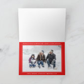 FERIENFOTOKARTE | Weihnachtskandinchen Feiertagskarte (Innenseite)