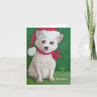 Feriengeschenk-Karte II Herr-Buttons Feiertagskarte