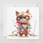 Feriengomben in hellen Lichtern - Urlaubskarte Feiertagskarte (Vorderseite)