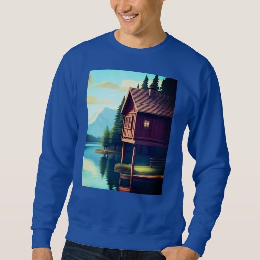 Ferienhaus am See Sweatshirt (Vorderseite)