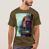 Ferienhaus am See T-Shirt (Vorderseite)