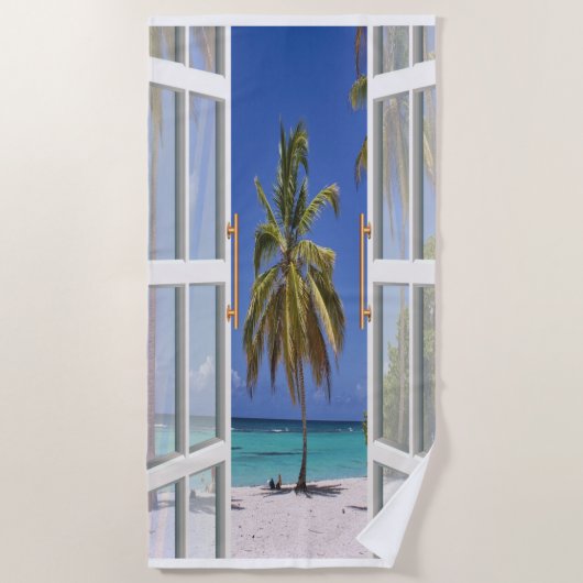Ferienhaus am Strand Strandtuch (Vorderseite)