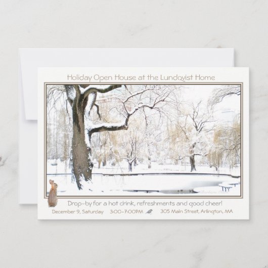 Ferienhaus: Einladung (Vorderseite)