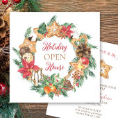 Ferienhaus Gingerbrot Weihnachten Einladung