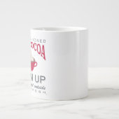 Ferienhaus heiße Kakao Jumbo-Tasse (Vorderseite)