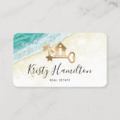 Ferienhaus in einem beruflichen Anwesen mit Meerbl Visitenkarte (Vorderseite)