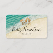 Ferienhaus in einem beruflichen Anwesen mit Meerbl Visitenkarte (Vorderseite)