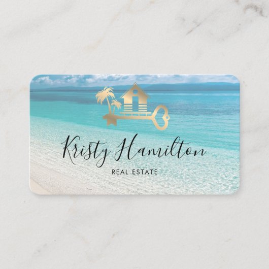 Ferienhaus in einem beruflichen Anwesen mit Meerbl Visitenkarte (Vorderseite)