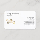 Ferienhaus in einem beruflichen Anwesen mit Meerbl Visitenkarte (Rückseite)